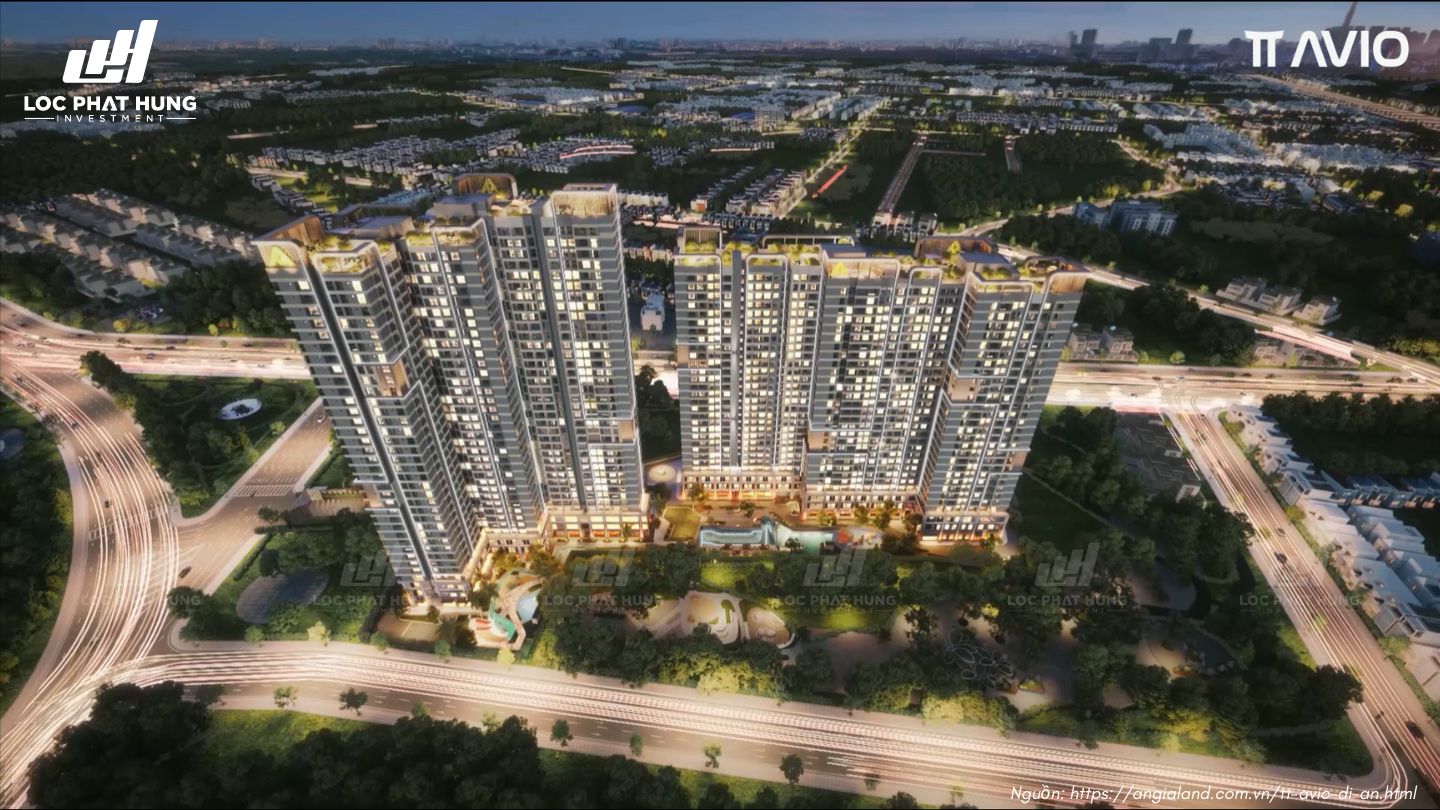 Toàn cảnh dự án căn hộ chung cư TT Avio Dĩ An