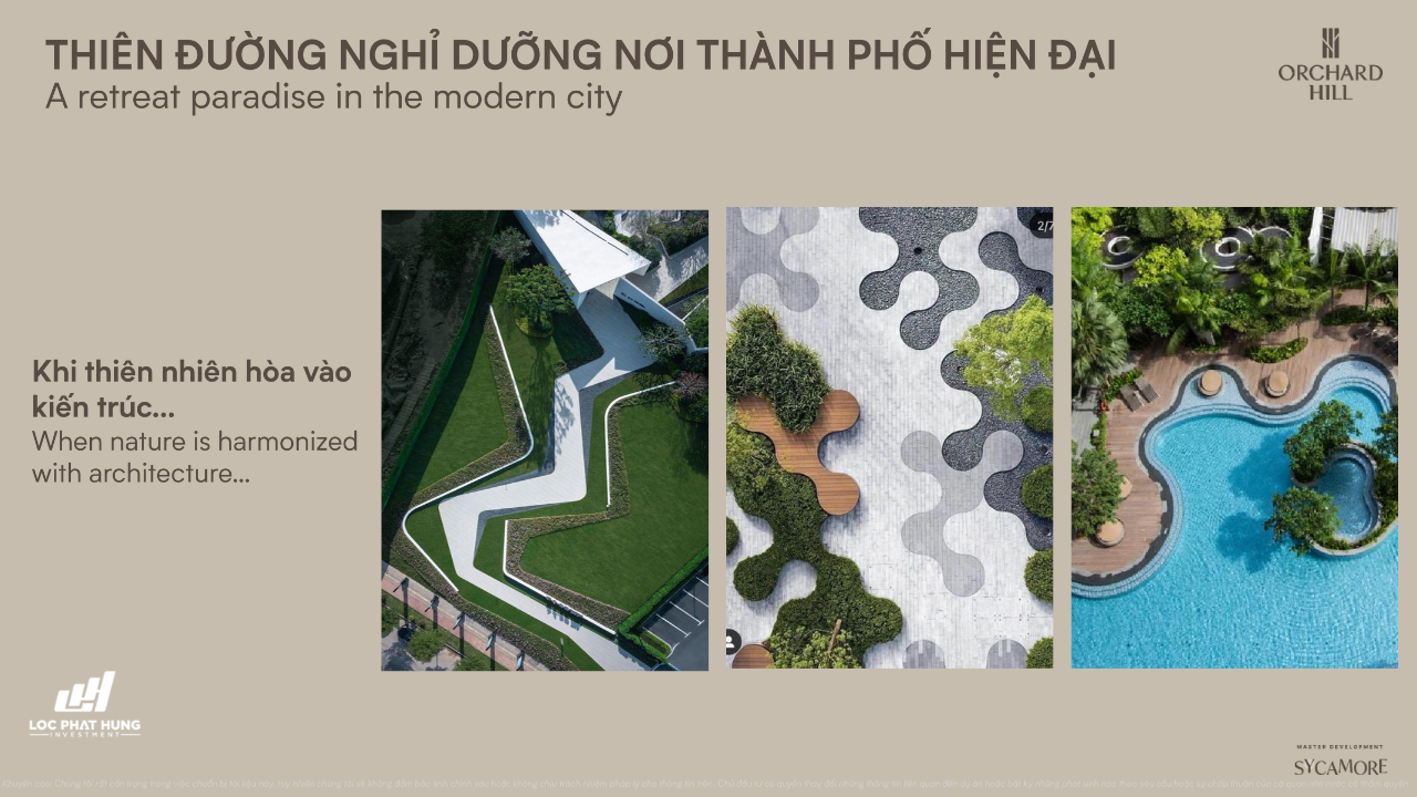 Ý Tưởng Thiết Kế Tiện ích Orchard Hill