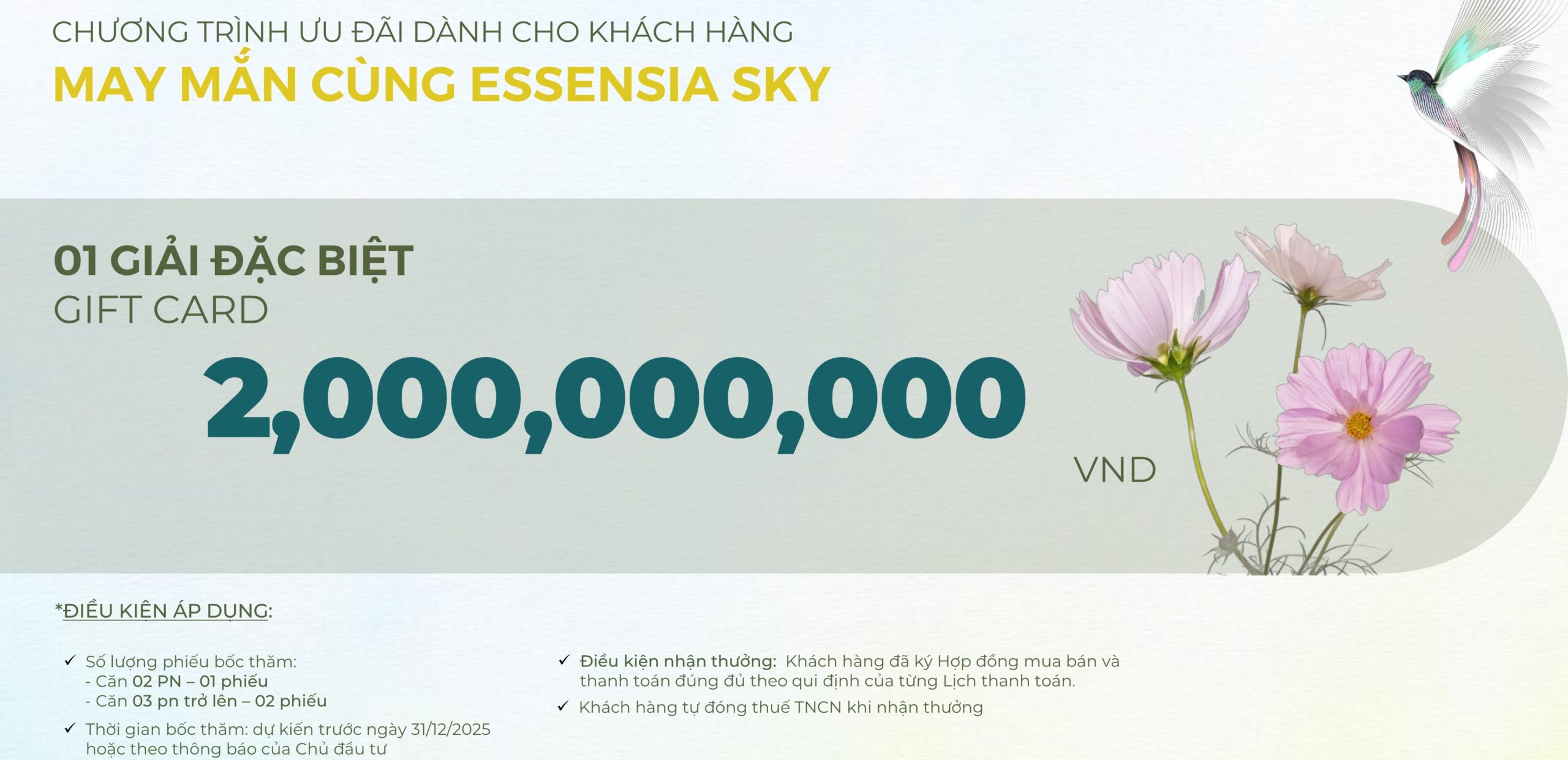 Chính sách thanh toán & ưu đãi mua căn hộ Essensia Sky Bình Chánh