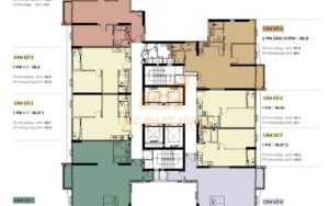 Mặt bằng tầng Block Belve (Block B) Lancaster Legacy Quận 1 - Tầng 30