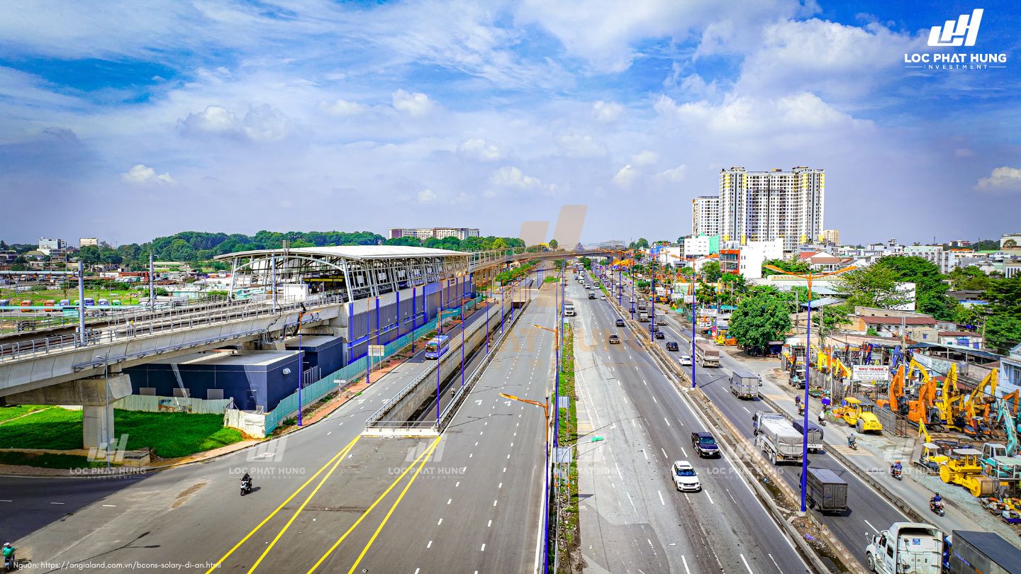Bến Xe Miền Đông & Metro Suối Tiên kết nối với Bcons Solary dễ dàng
