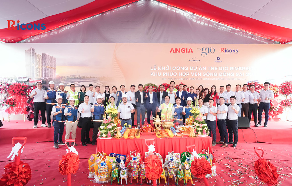 An Gia & Ricons khởi công xây dựng dự án The Gió Riverside Tp Dĩ An