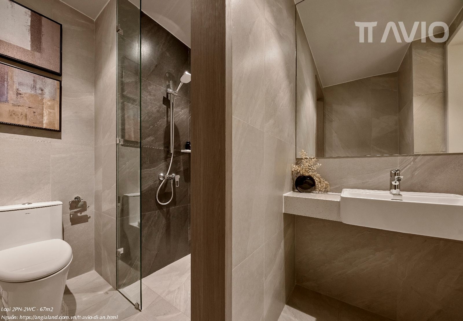 Nhà Mẫu Tt Avio 2pn 1wc 56m² Thiết Kế Classy Amp; Phòng Đa Năng
