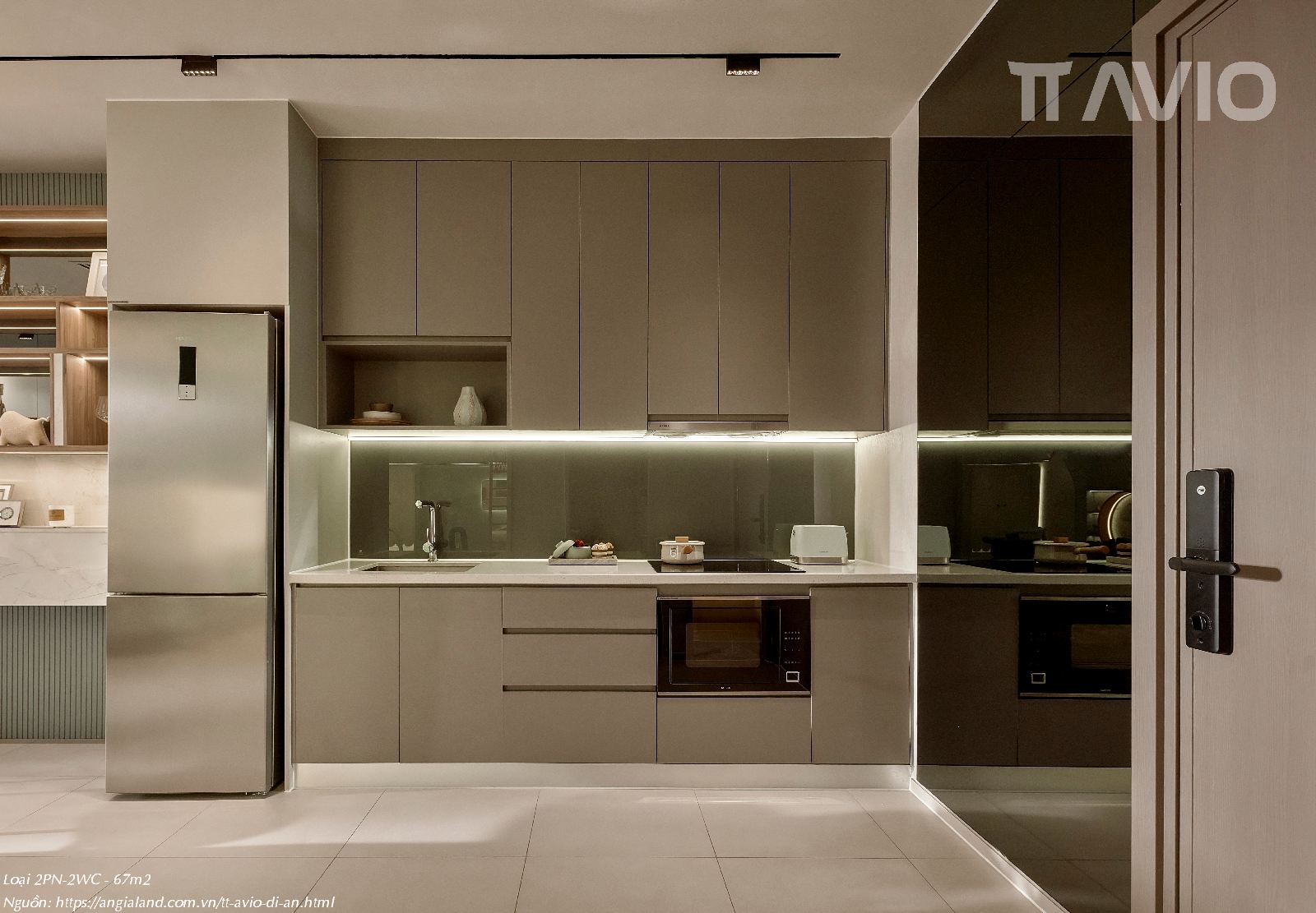 Nhà Mẫu Tt Avio 2pn 1wc 56m² Thiết Kế Classy Amp; Phòng Đa Năng