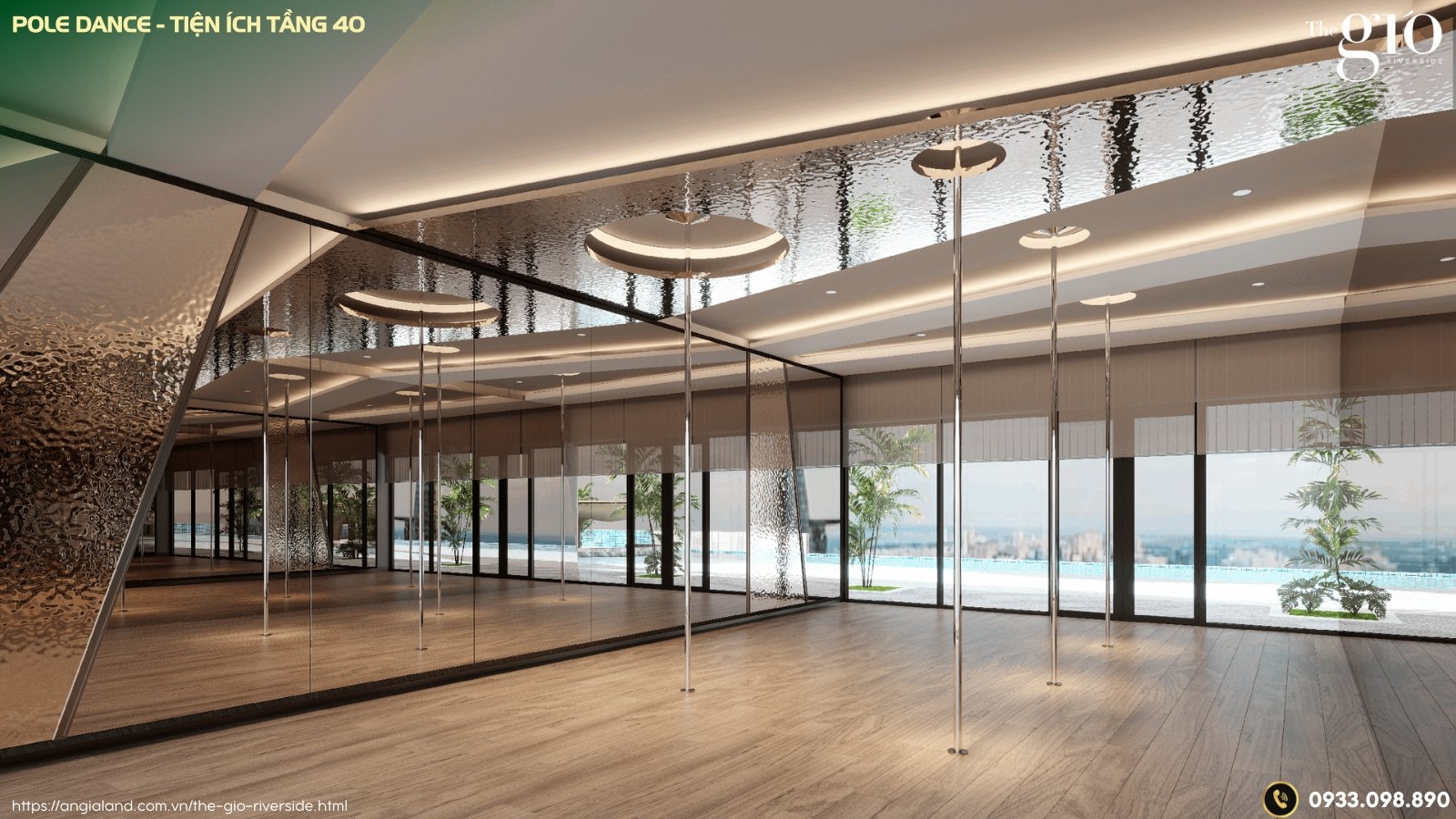 Phòng Yoga Tầng 40 The Gió Riverside: Không Gian Thanh Tịnh Giữa Tầng Mây