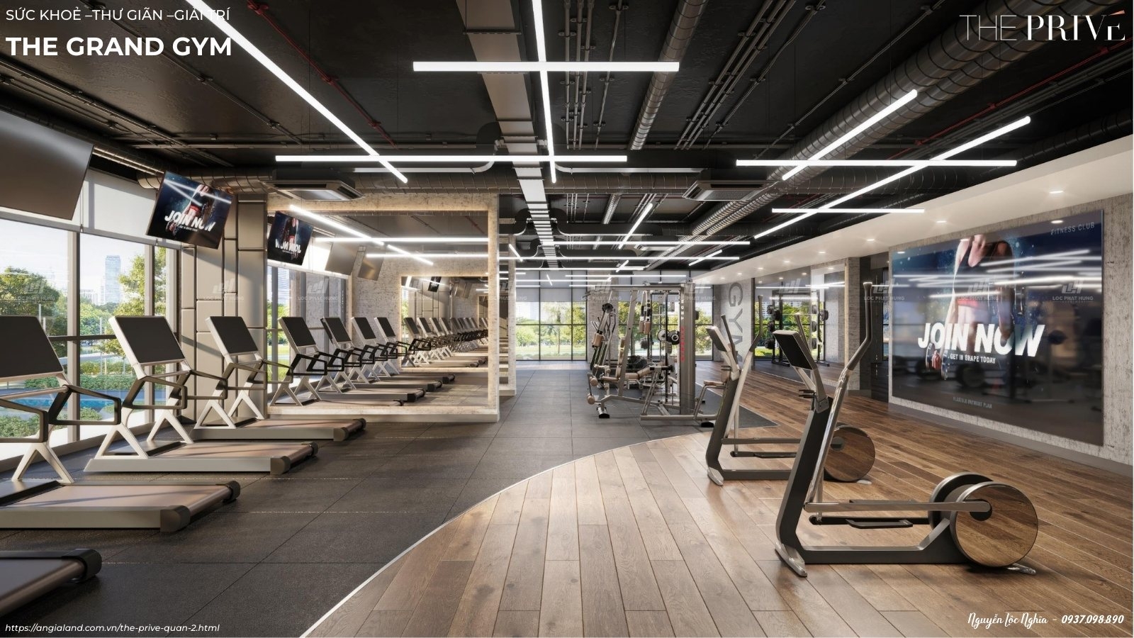 Khám Phá The Grand Gym: Phòng Gym Đẳng Cấp Với Trang Thiết Bị Hiện Đại Tại Dự Án Căn Hộ The Privé Quận 2 Đất Xanh