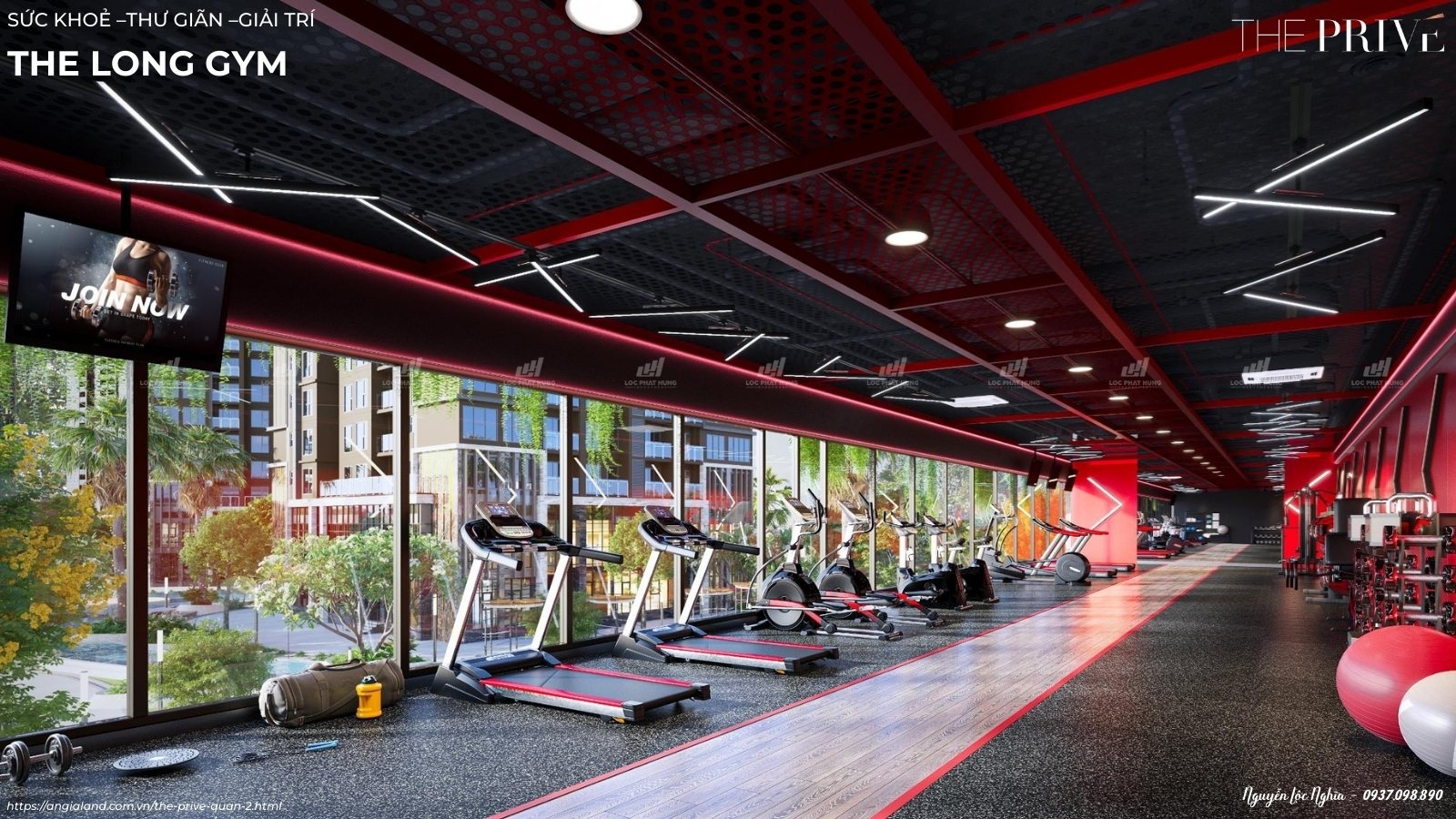 Khám Phá The Long Gym: Không Gian Tập Luyện Kéo Dài Độc Đáo Tại Dự Án Căn Hộ The Privé Quận 2 Đất Xan