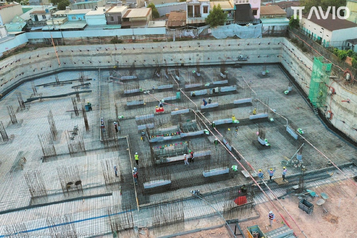 Tiến độ xây dựng TT Avio 03/2025