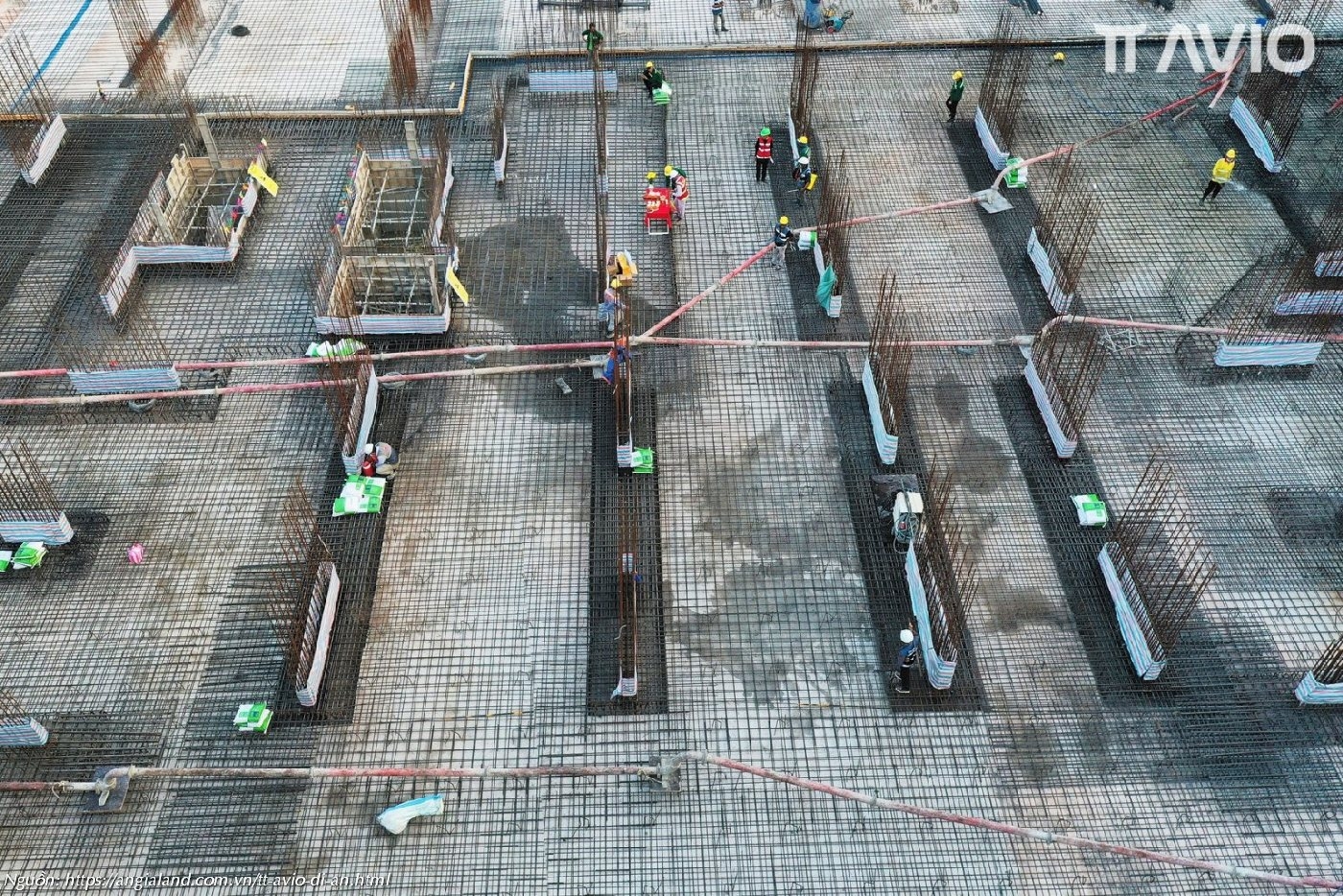 Tiến độ xây dựng TT Avio 03/2025