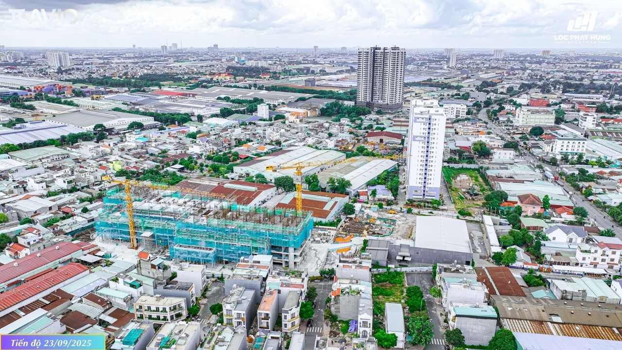 Tiến độ xây dựng tháp Avis dự án TT Avio tháng 23/09/2025: Hoàn thành đổ sàn tầng 6 và thi công trụ tầng 7