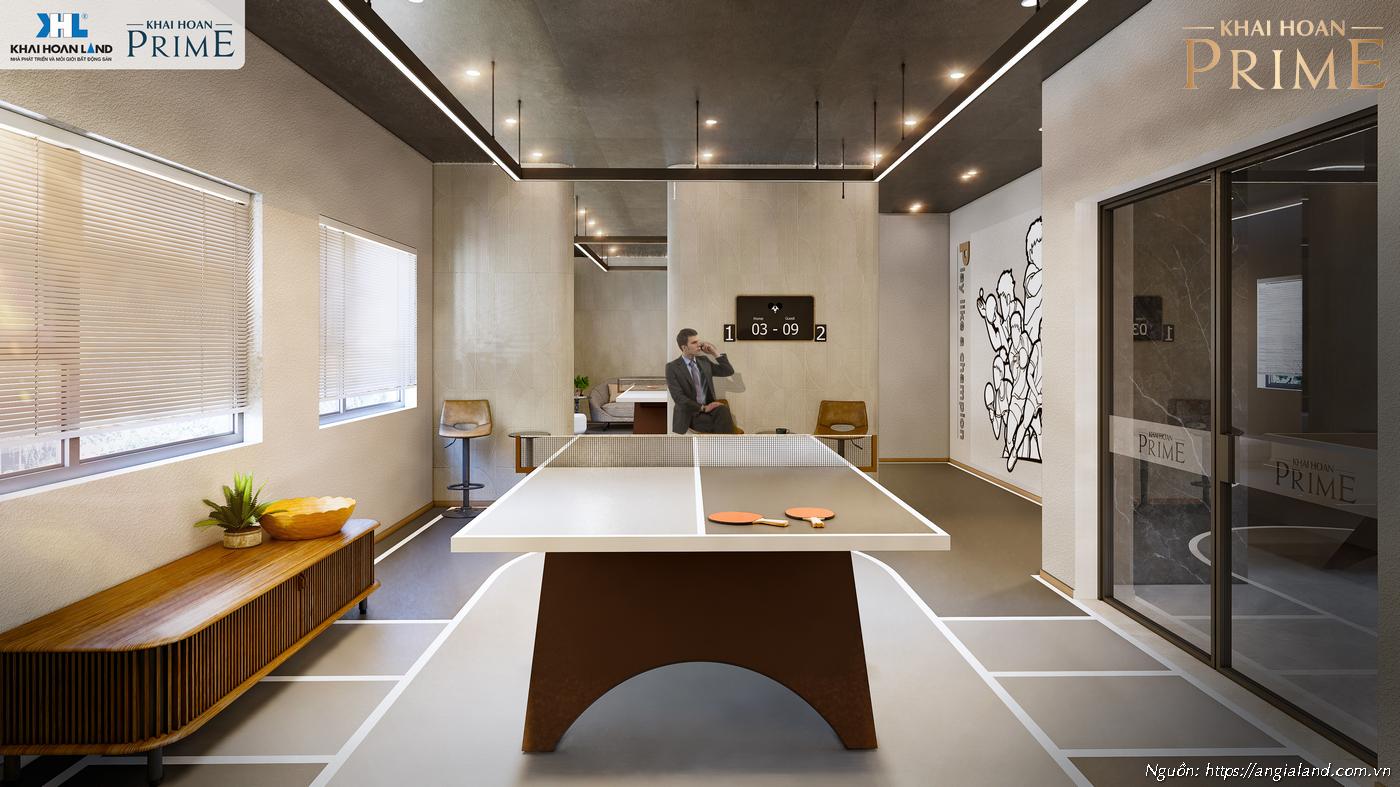 Tiện ích bóng bàn nội căn hộ chung cư Khải Hoàn Prime Nhà Bè