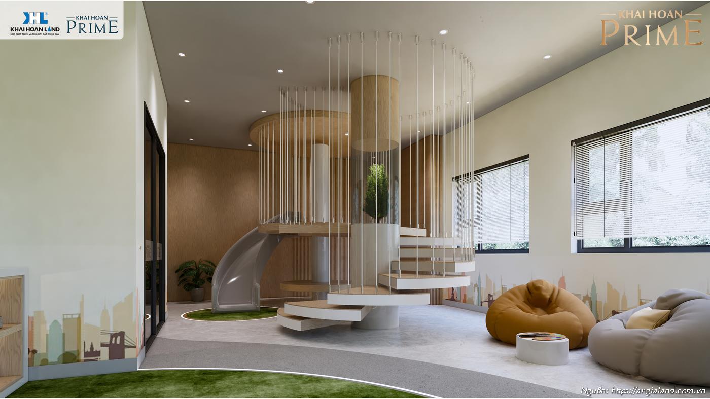 Khu vui chơi trẻ em trong nội căn hộ chung cư Khải Hoàn Prime Nhà Bè