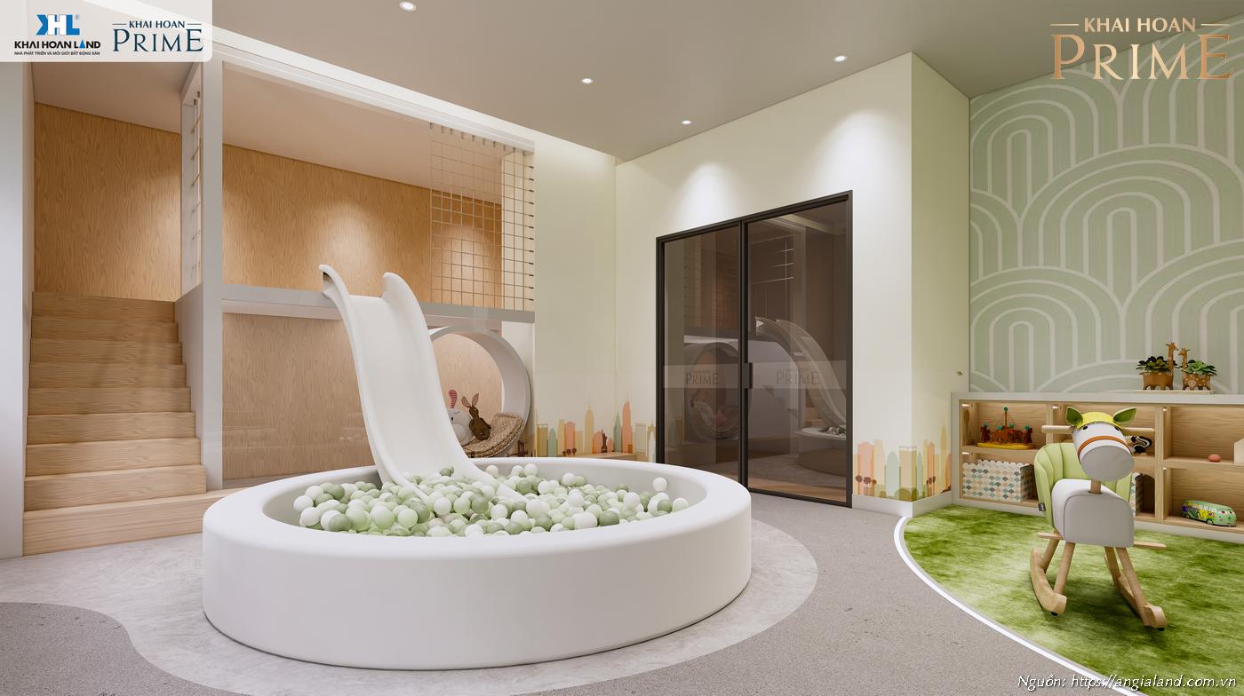 Khu vực vui chơi vận động dự án căn hộ chung cư Khải Hoàn Prime Nhà Bè