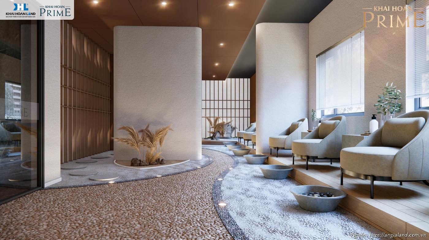 Tiện ích tập Spa trong nội căn hộ chung cư Khải Hoàn Prime Nhà Bè