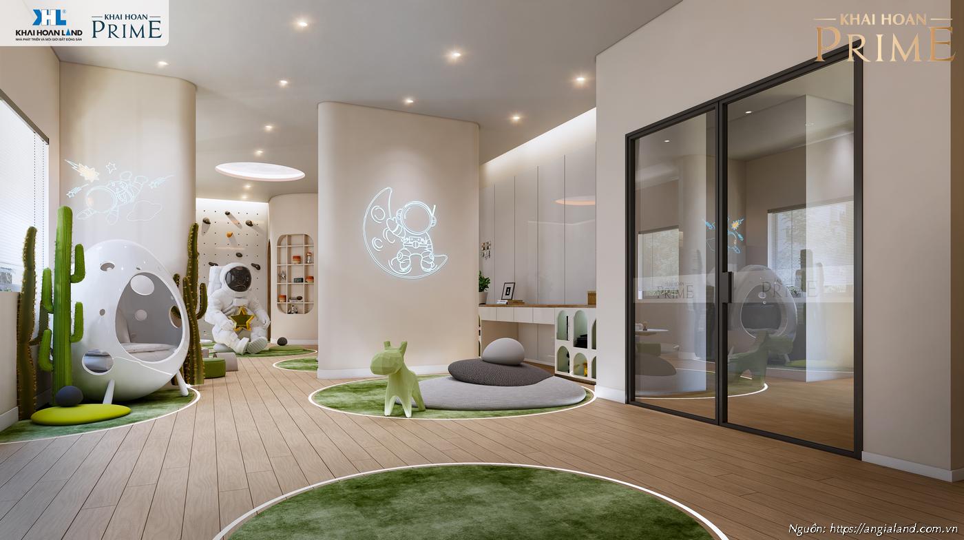 Khu vui chơi trẻ em trong nội căn hộ chung cư Khải Hoàn Prime Nhà Bè