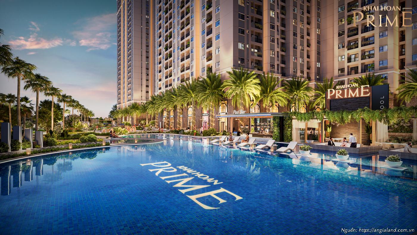 Tiện ích hồ bơi căn hộ chung cư Khải Hoàn Prime