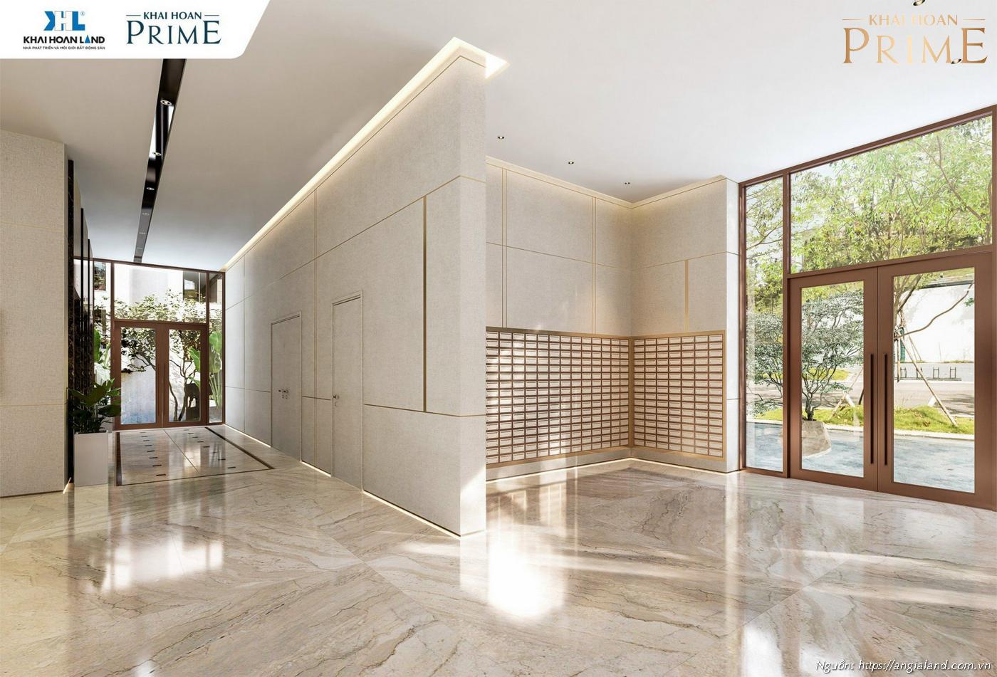 Sảnh đón căn hộ chung cư Khải Hoàn Prime