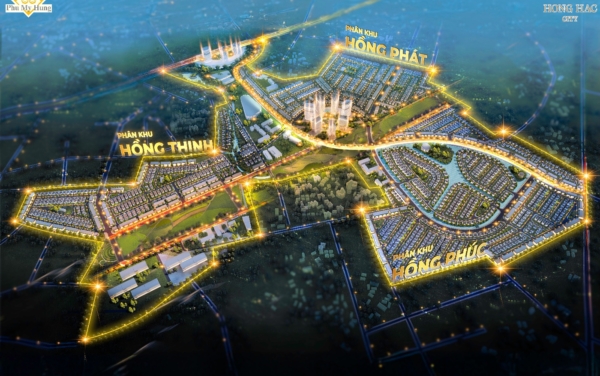 Phối cảnh tổng thể dự án Hồng Hạc City Phú Mỹ Hưng Bắc Ninh