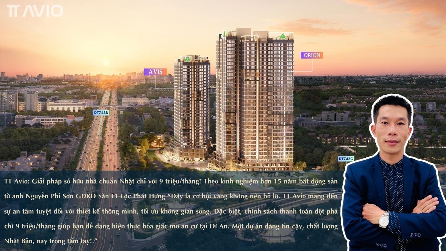 Nguyễn Phi Sơn GĐKD Đơn vị phân phối chính thức F1 dự án TT AVIO Dĩ An