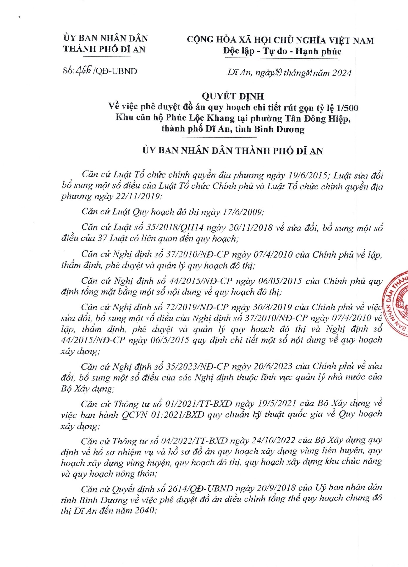 Quy Hoạch 1/500 Dự án Chung Cư Tt Avio Dĩ An