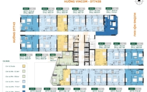 Mặt Bằng Tầng 5-19 21-23 Dự án Chung Cư The Infinity
