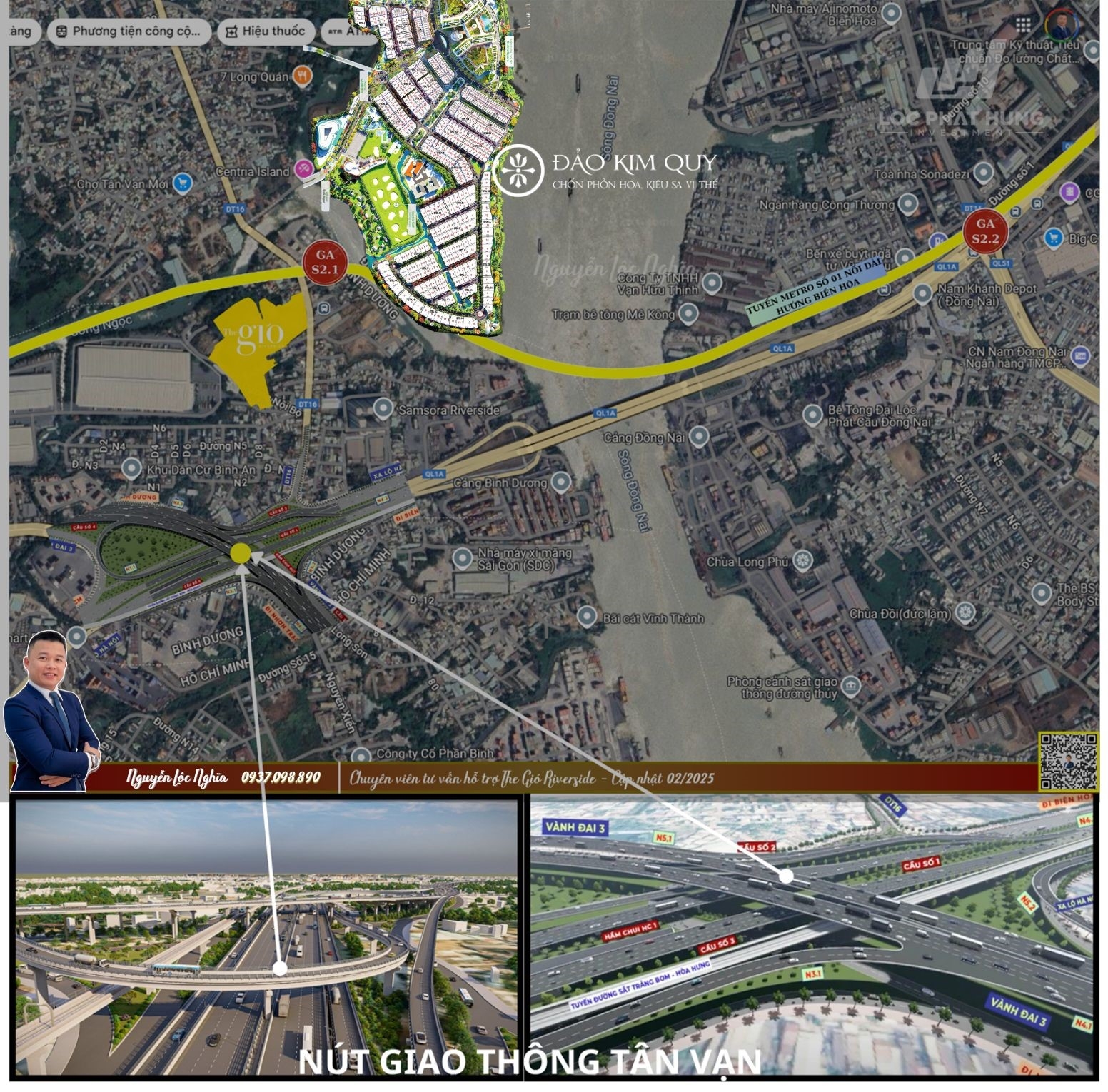 Nút Giao Thông Tân Vạn & Tiềm Năng Sinh Lời Vượt Trội Của Đảo Kim Quy TTC