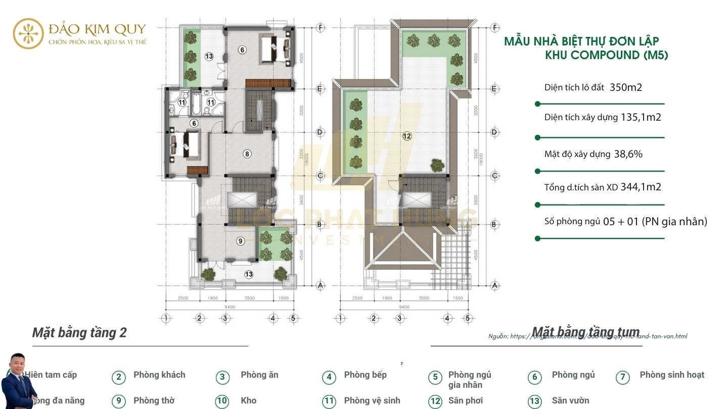 Thiết Kế Biệt Thự Đơn Lập Đảo Kim Quy TTC Tân Vạn | Đỉnh Cao & Riêng Tư