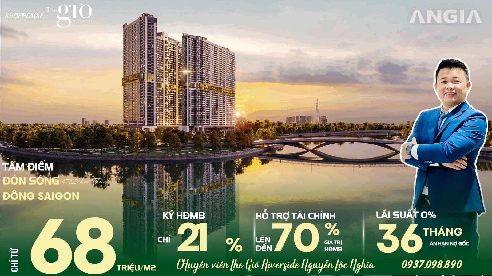 Nguyễn Lộc Nghĩa Sale Phụ Trách Shophouse The Gió Riverside