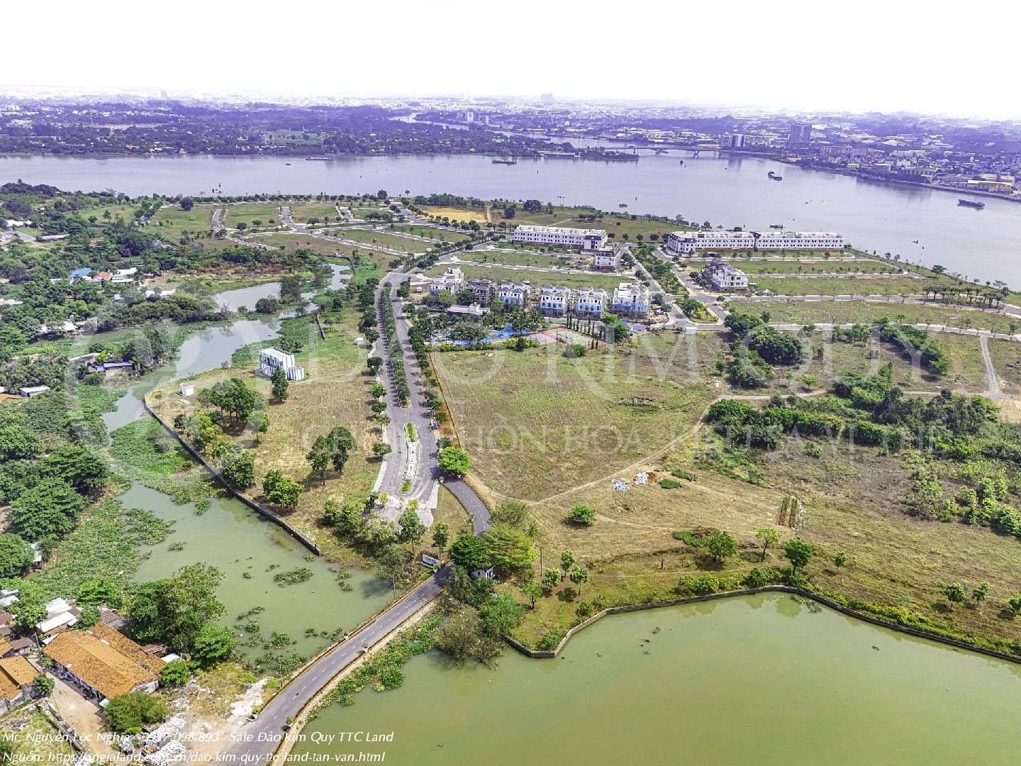 Tiến Độ Đảo Kim Quy TTC Land Tân Vạn T04/2025 | Biệt Thự, Nhà Phố