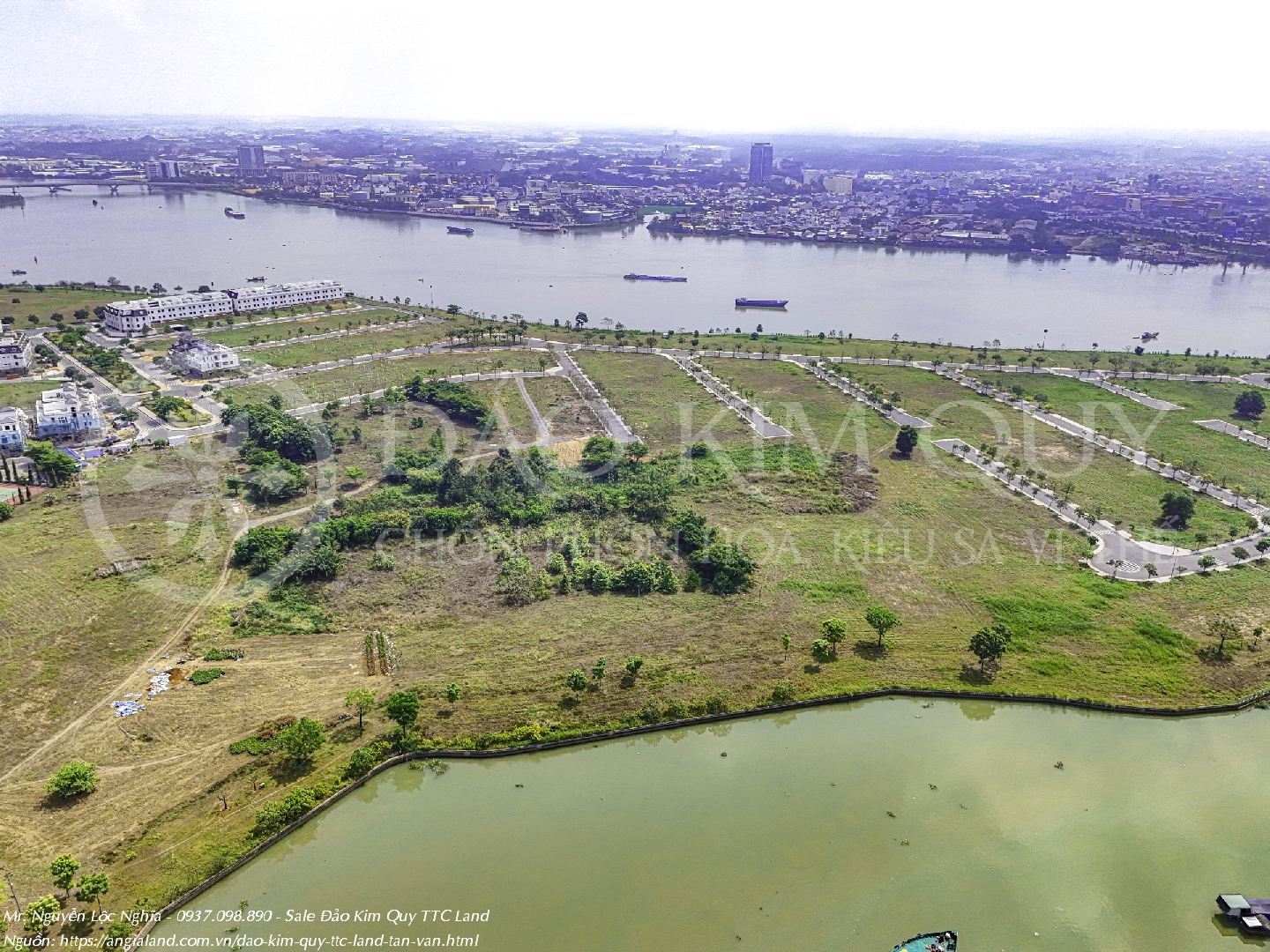 Tiến Độ Đảo Kim Quy TTC Land Tân Vạn T04/2025 | Biệt Thự, Nhà Phố