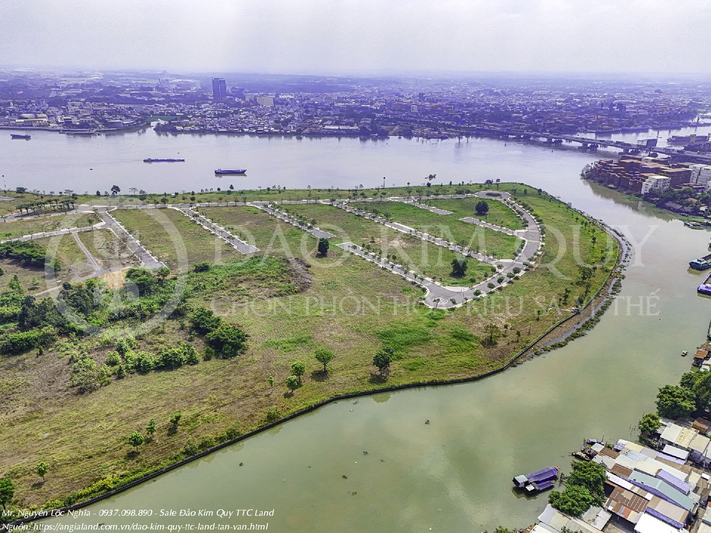 Tiến Độ Đảo Kim Quy TTC Land Tân Vạn T04/2025 | Biệt Thự, Nhà Phố