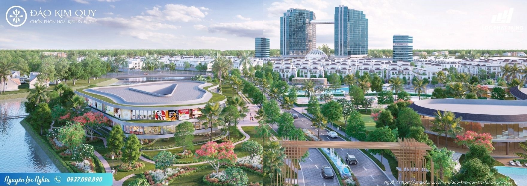 Trung tâm thương mại Đảo Kim Quy TTC Tân Vạn