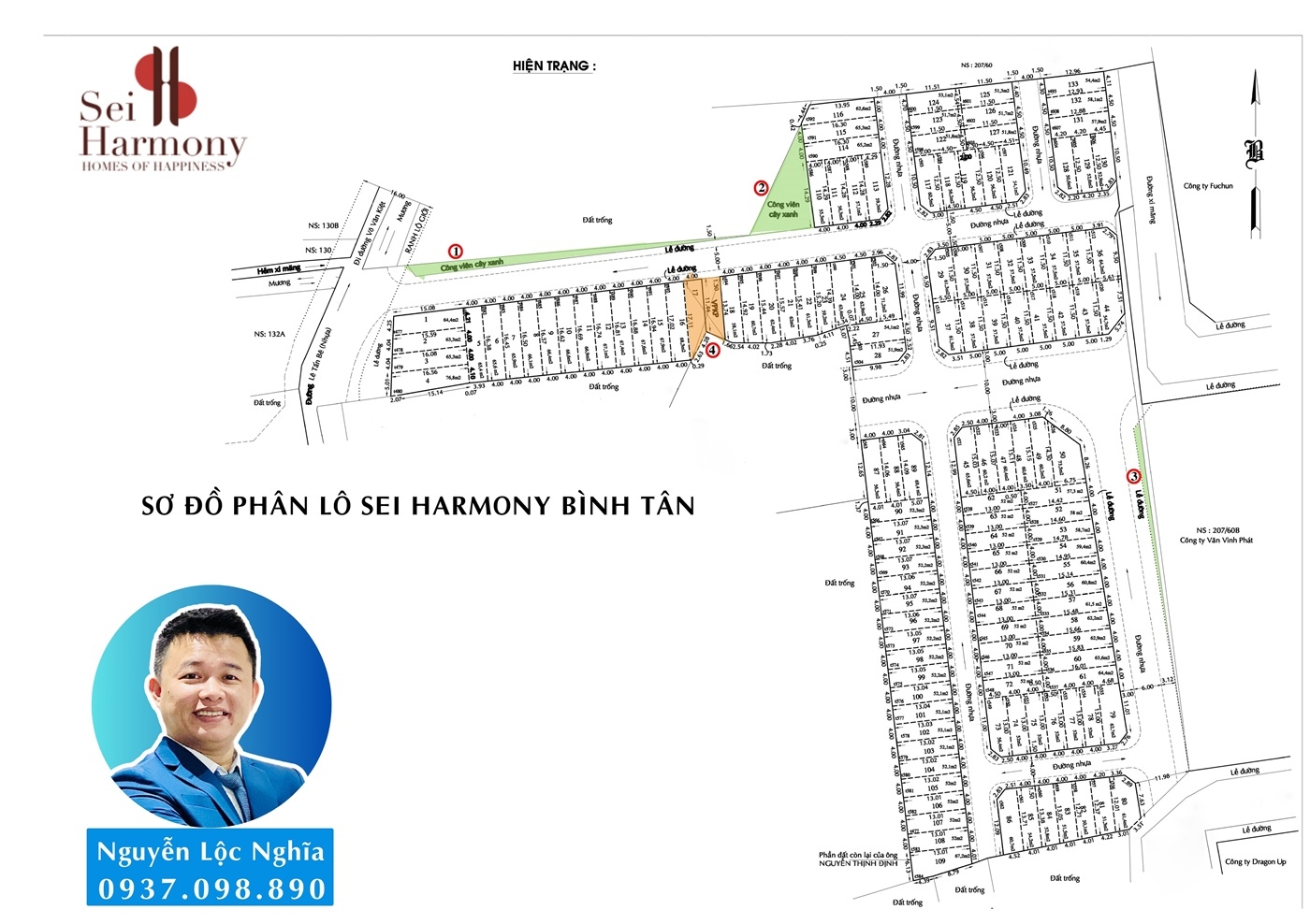 SƠ ĐỒ PHÂN LÔ SEI HARMONY BÌNH TÂN