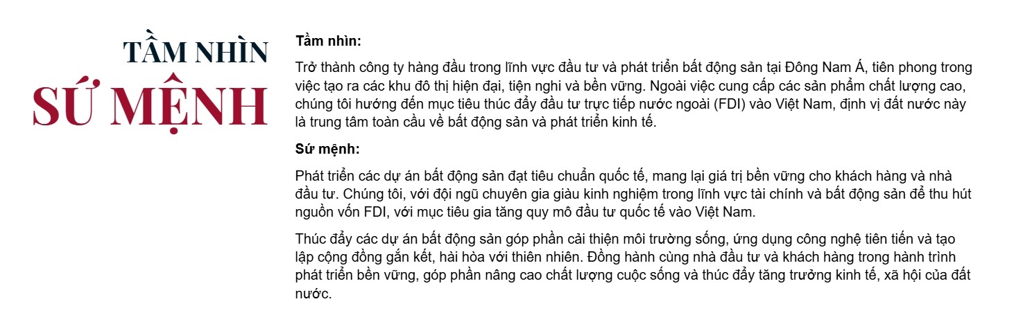 Sứ Mệnh Và Tầm Nhìn Của Chủ đầu Tư Tokyo Aa Sứ Mệnh Và Tầm Nhìn Của Chủ đầu Tư Tokyo Aa