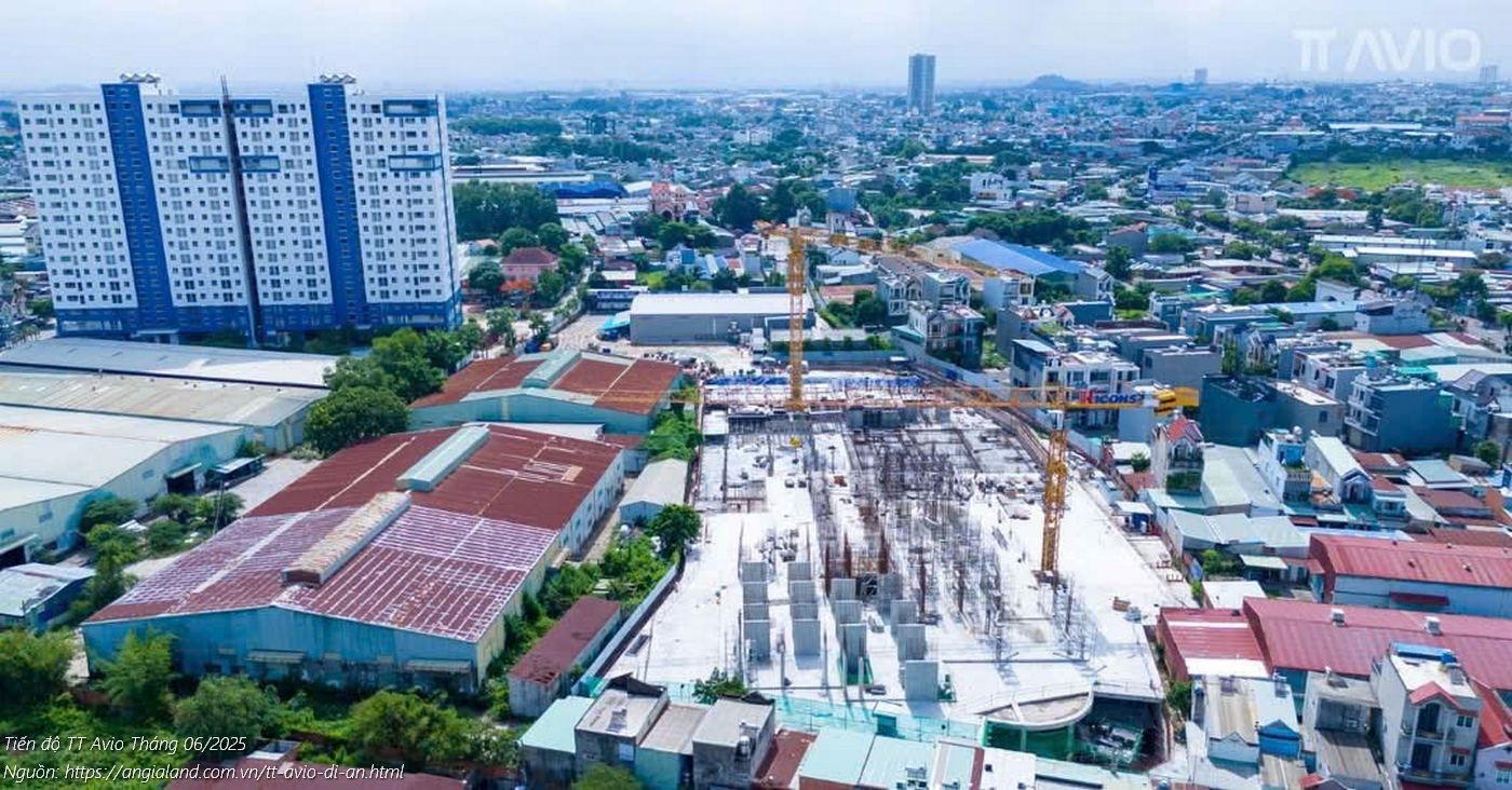 Tiến độ dự án căn hộ TT Avio Tháng 06/2025 Tiến độ dự án căn hộ TT Avio Tháng 06/2025
