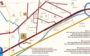 Vị trí Dự án Nhà Phố Sei Harmony Bình Tân