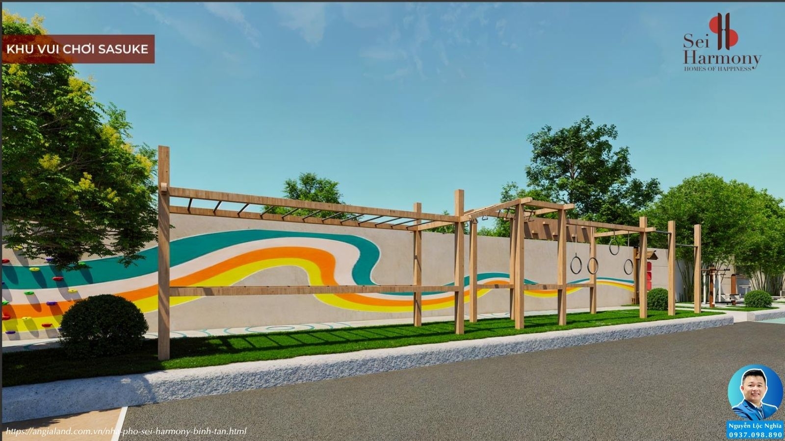 Khu vui chơi Sakuke dự án nhà phố SEI Harmony Bình Tân
