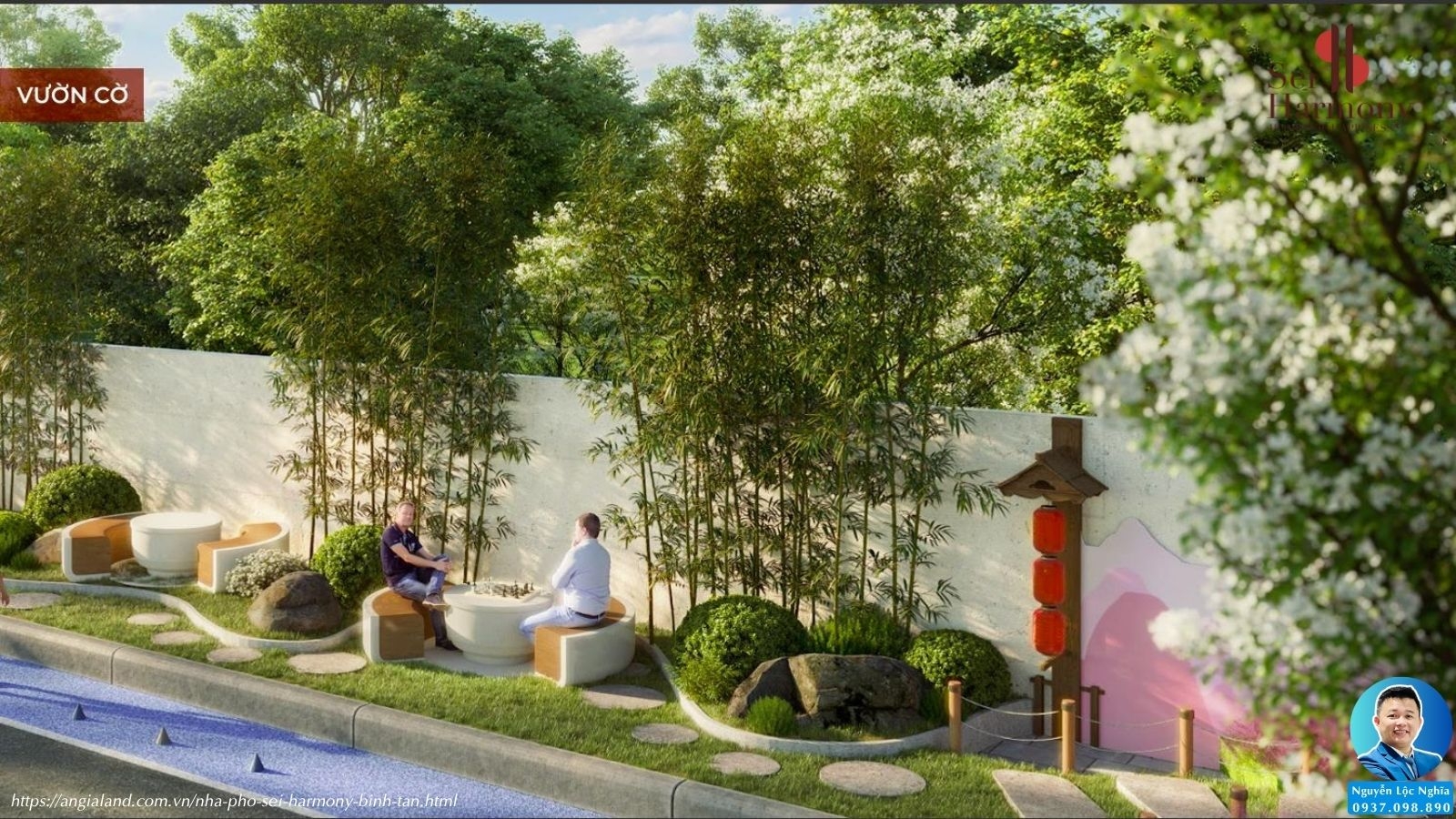 Tiện ích vườn cờ dự án nhà phố SEI Harmony Bình Tân