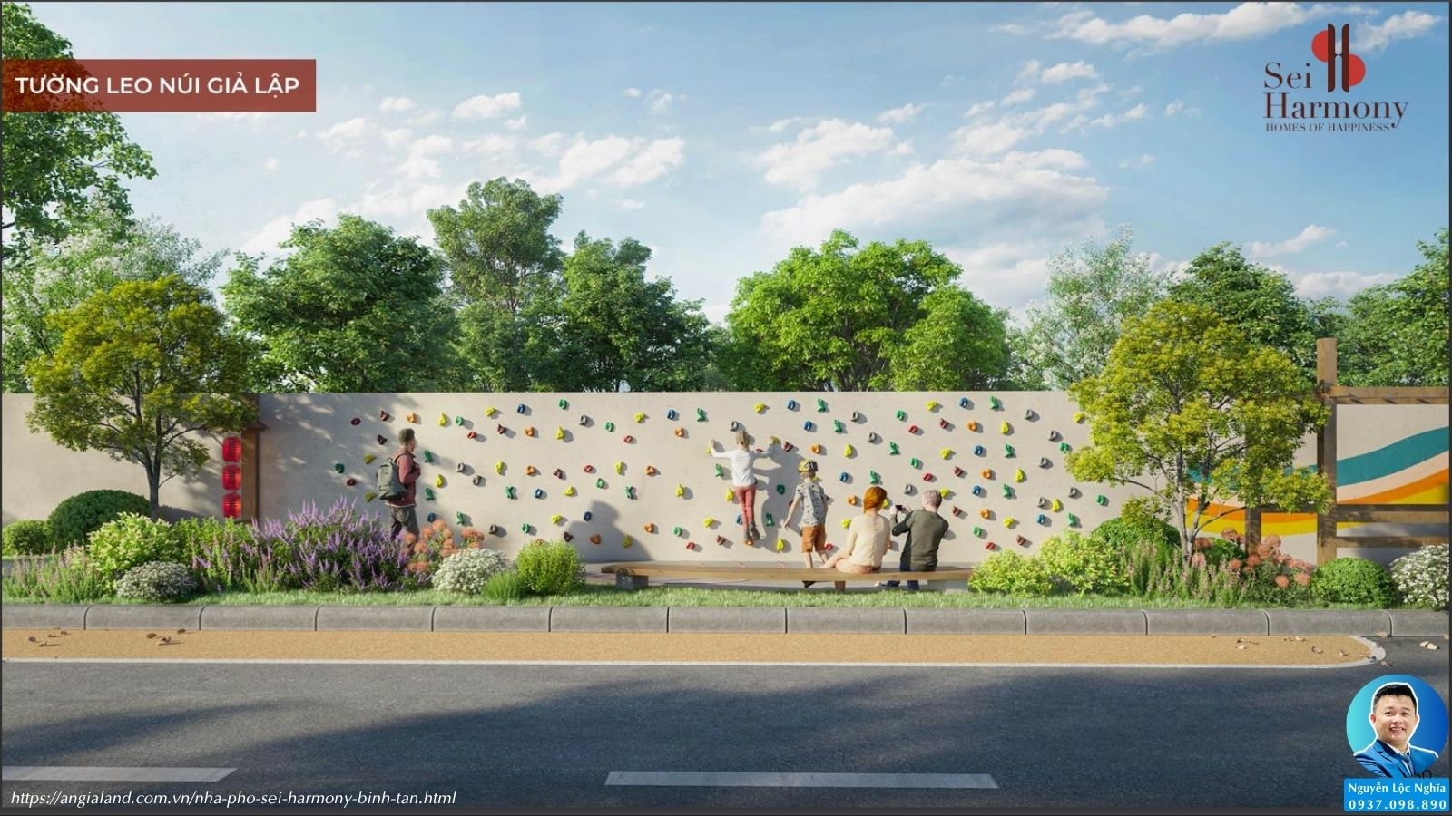 Khu Vui Chơi Sasuke và Tường Leo Núi dự án nhà phố SEI Harmony Bình Tân