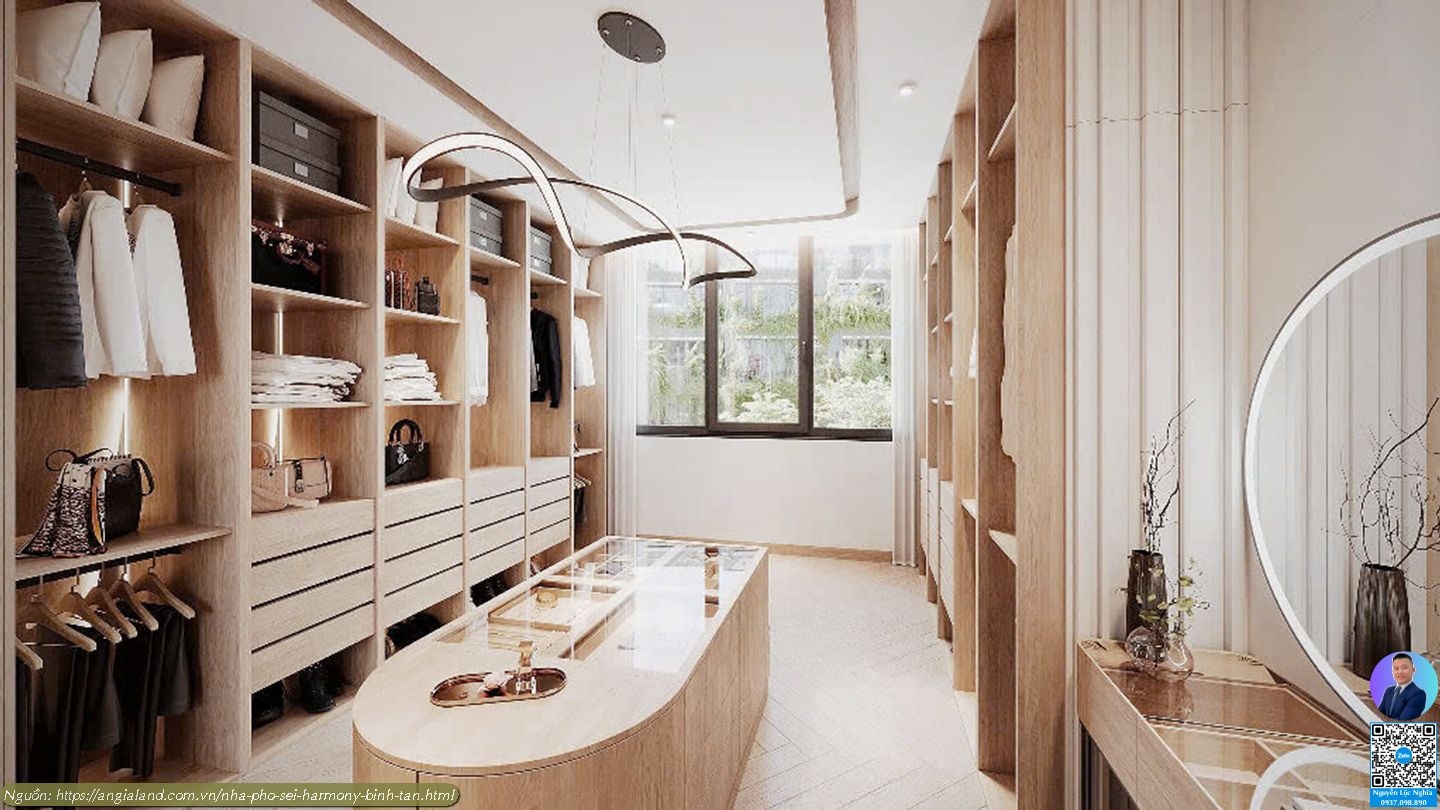 Nhà Mẫu Sei Harmony Bình Tân - Thiết kế phòng thay đồ