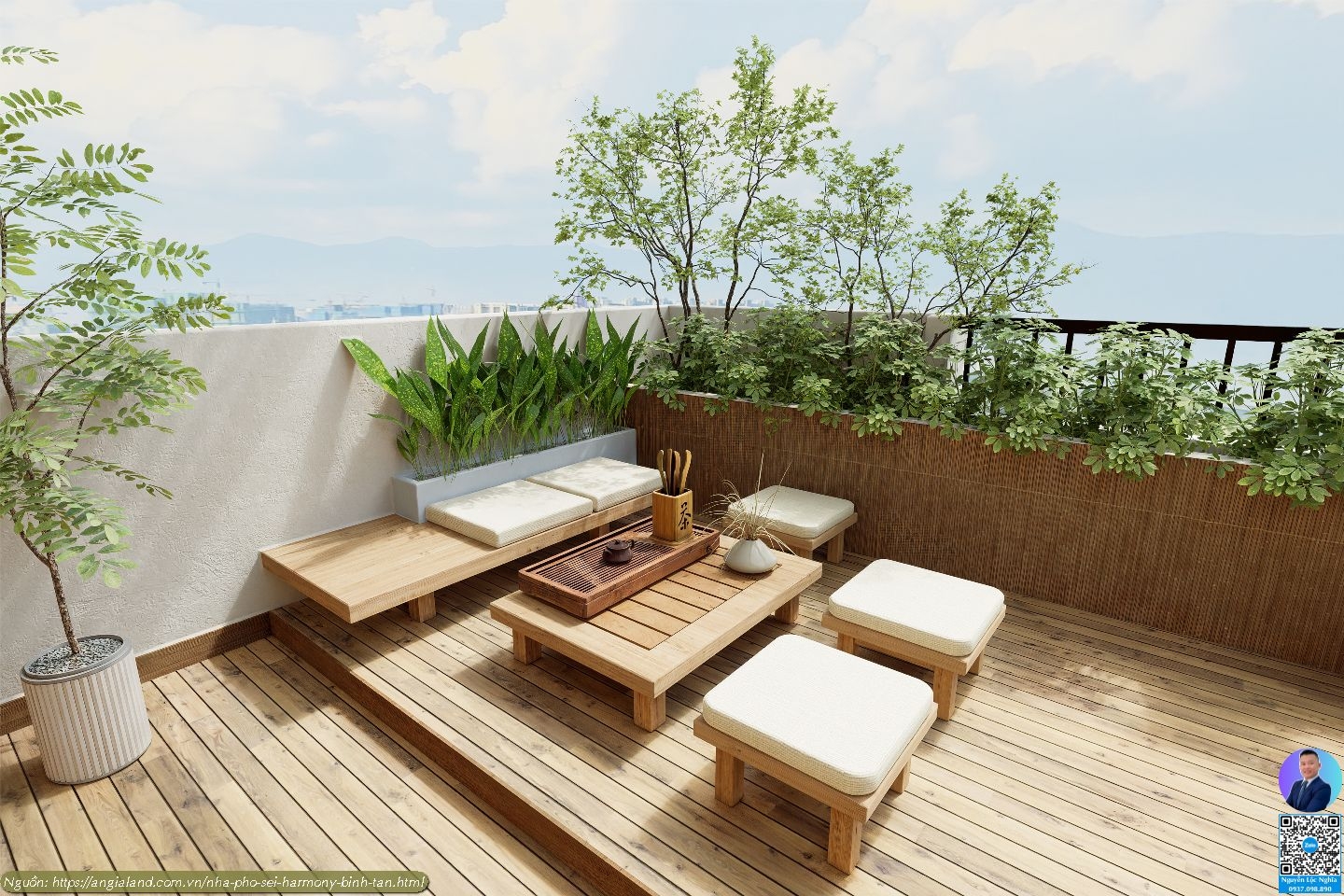 Nhà Mẫu Sei Harmony Bình Tân - Thiết kế sân vườn