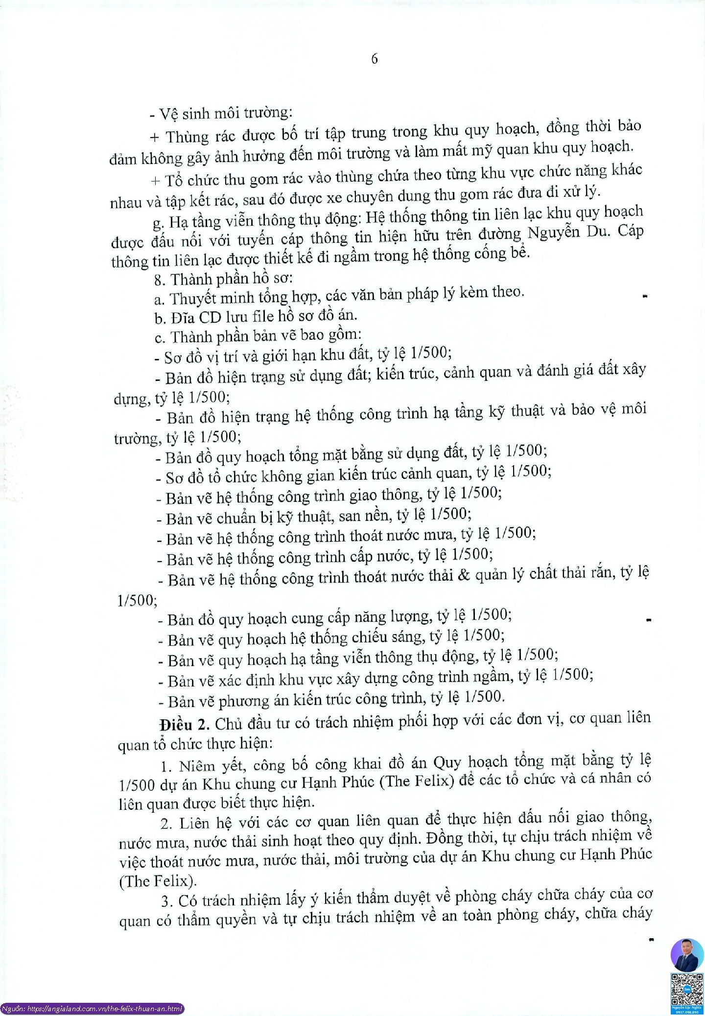 Phê Duyệt Quy Hoạch 1/500 The Felix C Holdings