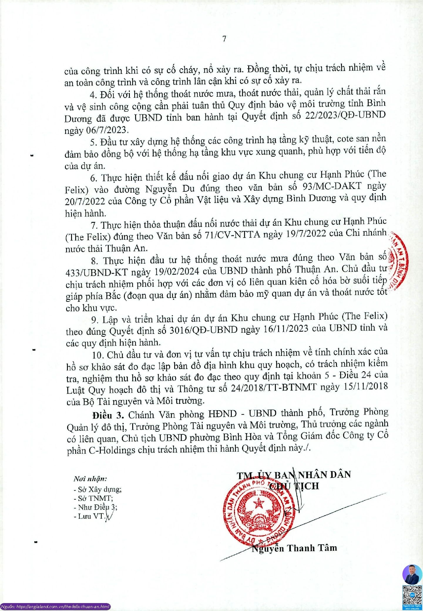 Phê Duyệt Quy Hoạch 1/500 The Felix C Holdings
