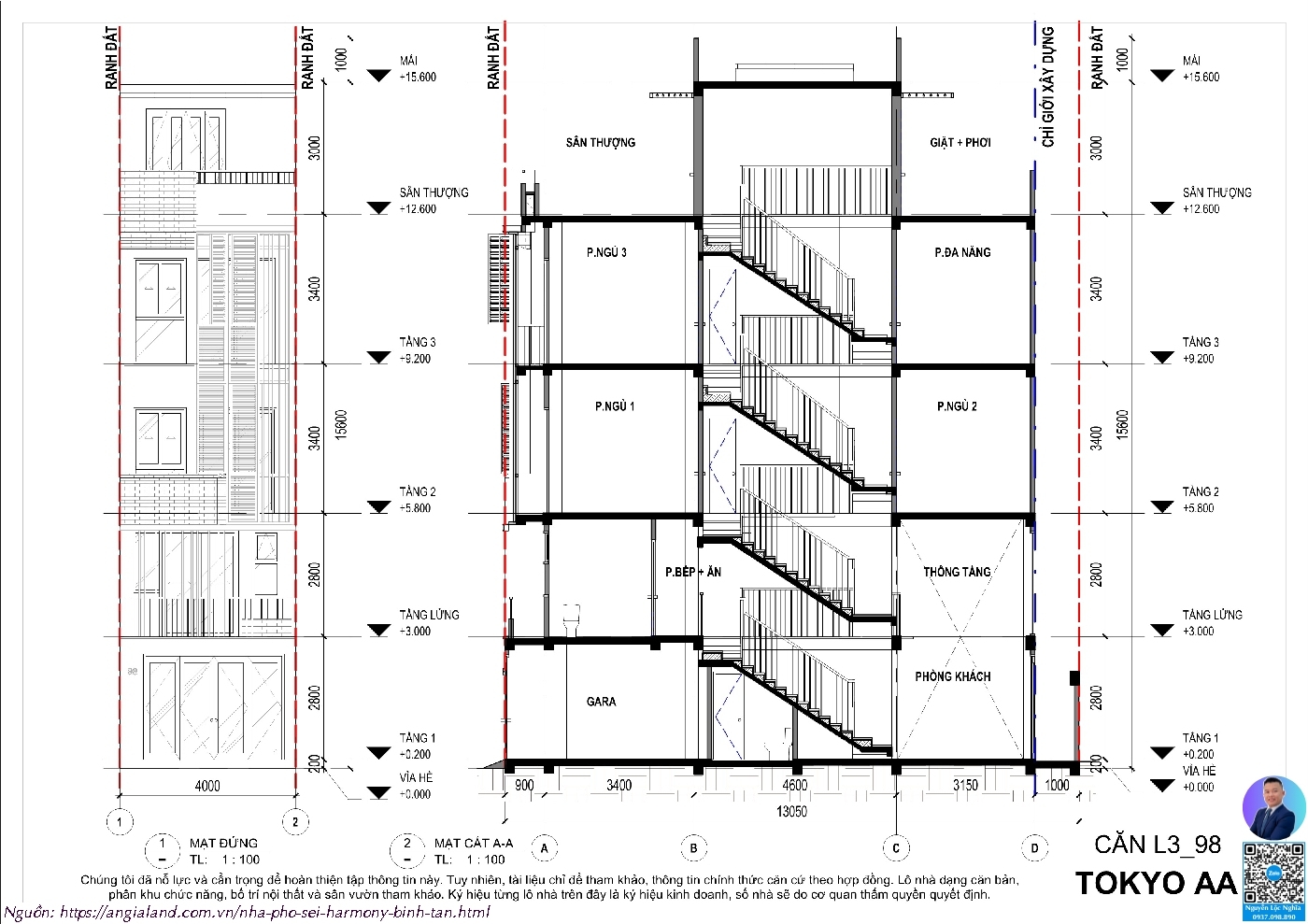 Thiết Kế Nhà Phố Sei Harmony MR03-11 (52m²) | Giải Pháp Tối Ưu Cho Gia Đình Trẻ