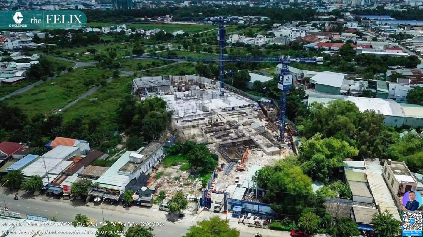 Tiến độ Xây Dựng The Felix C Holdings 09 06 2025