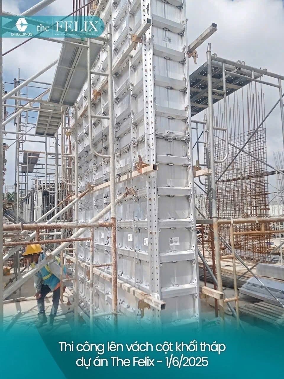 Tiến độ Xây Dựng Chung Cư The Felix Bình Dương 01/06/2025
