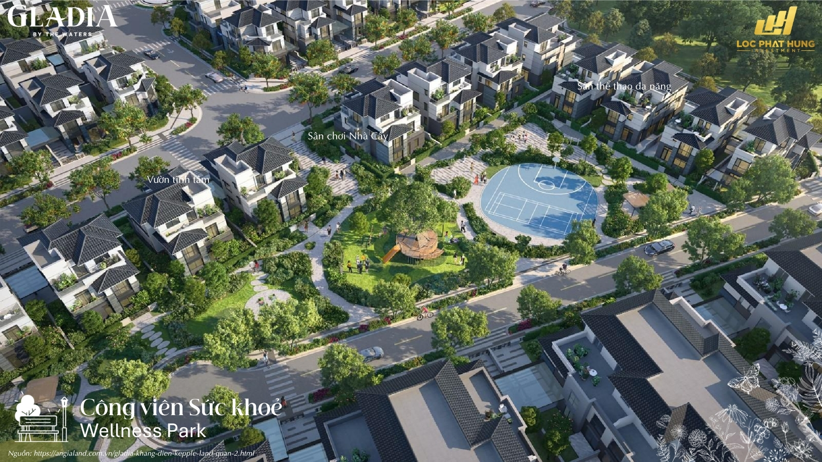 Công Viên Sức Khỏe Gladia (Wellness Park) | Tiện Ích Sống Khỏe Đẳng Cấp