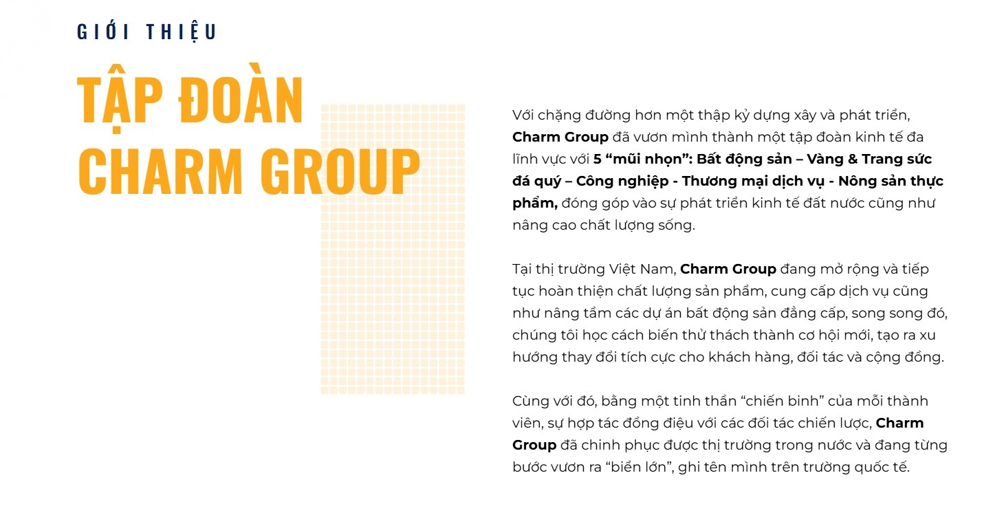 Giới Thiệu Tập Đoàn Charm Group