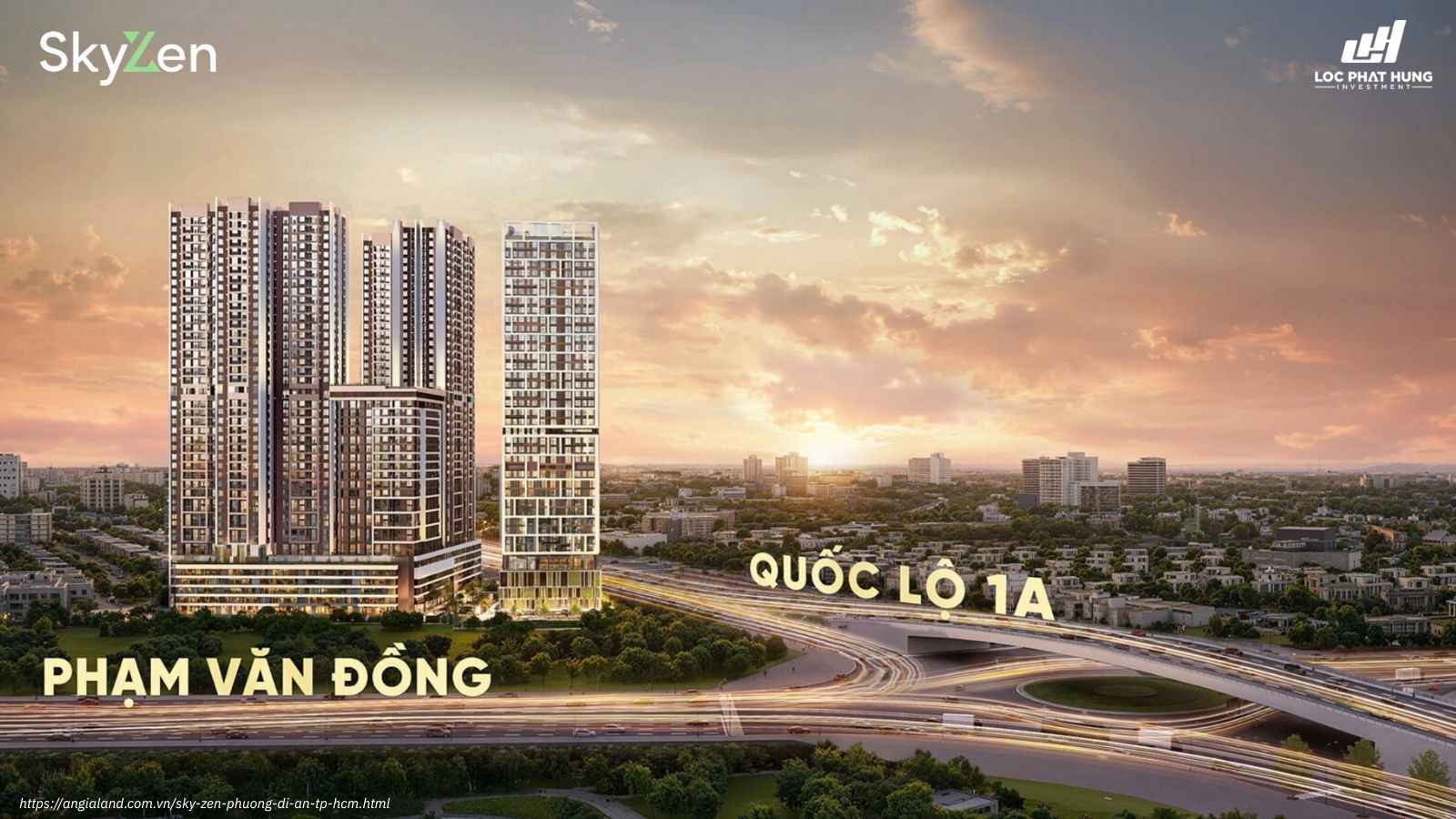 Vị trí Sky Zen Dĩ An