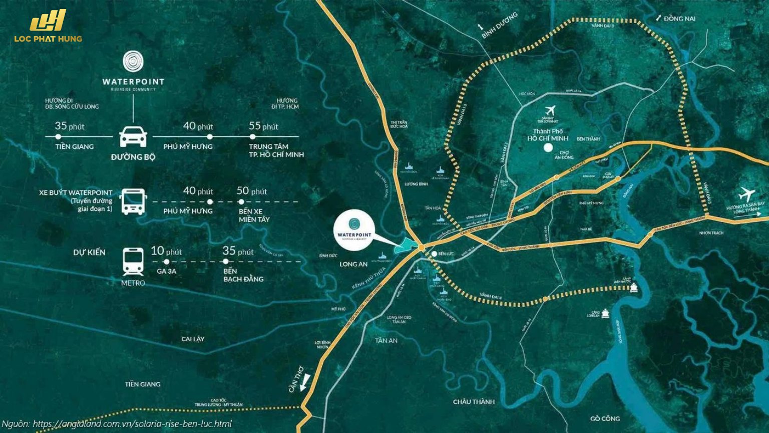 Vị Trí Solaria Rise Kết Nối Hạ Tầng Giao Thông